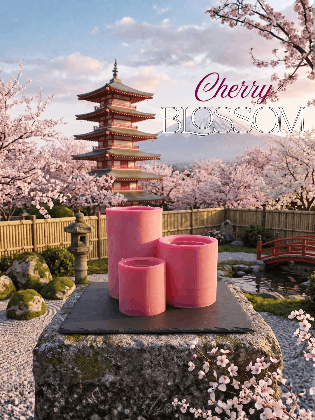 Cherry Blossom fűszeres cseresznyevirág spirálgyertya – Candloop